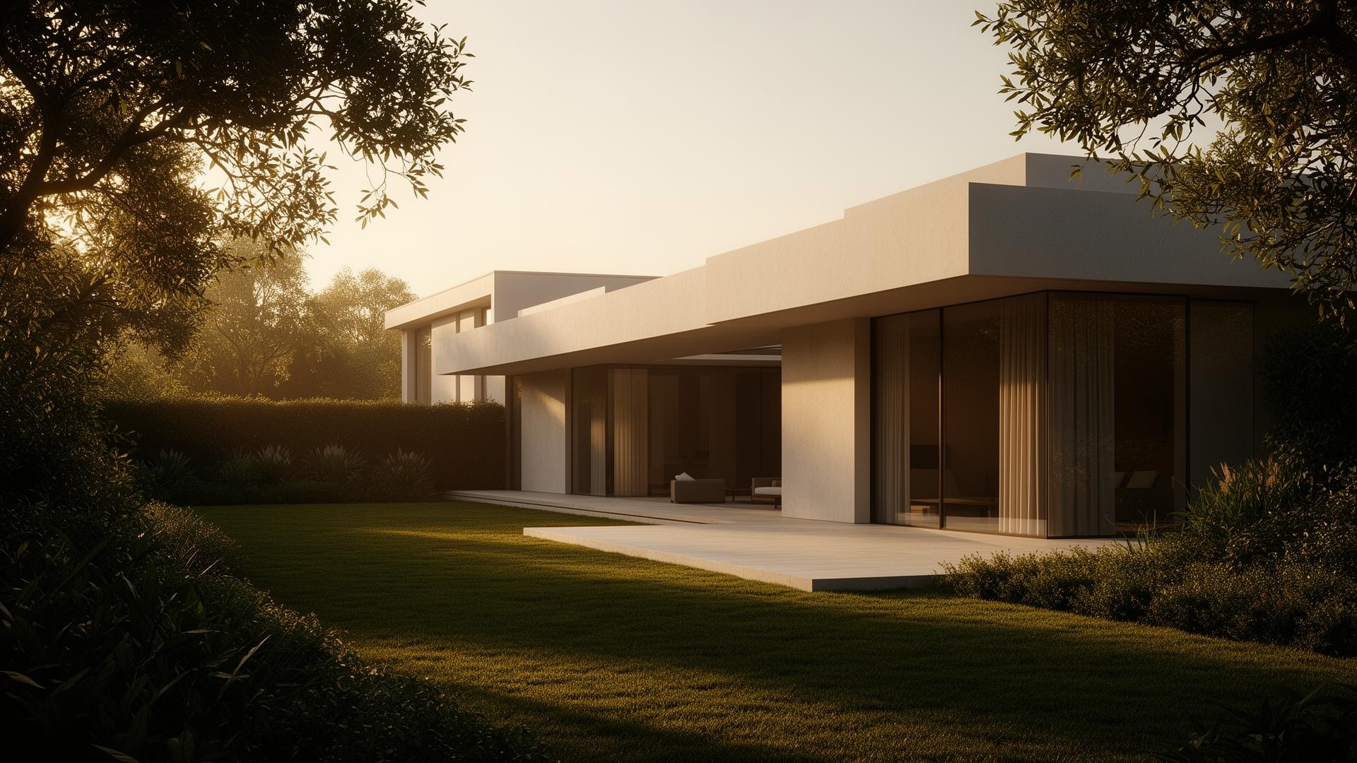 Calm, pest-free luxury home at golden hour